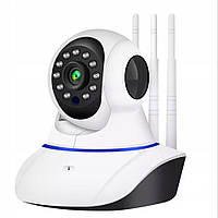 Поворотная WIFI камера видеонаблюдения Smart NET Q5, с ночной сьемкой / Беспроводная камера для дома
