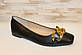 Туфлі балетки жіночі чорні Т1753 Уцінка (читайте опис), фото 2