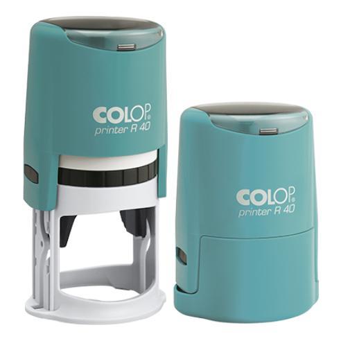 Оснастка для печатки 40 мм бірюзова автоматична, Colop printer R40