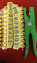 Набір для  вушних бирок свиней кіз, овець №1