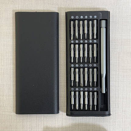 Набір насадок 24+1 у кейсі для точної викрутки, фото 1