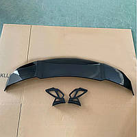 Антикрыло Спойлер универсальный цвет черный глянец на кузов седан