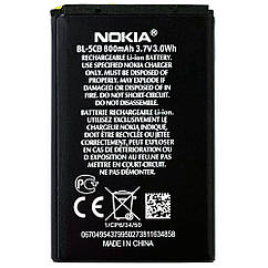 Батарея (акумулятор) Nokia BL-5CB оригінал Китай 1280 1616 1800 C1-02 800mAh
