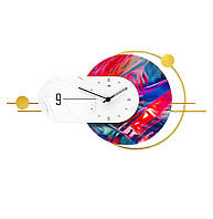 Годинник настінний дизайнерський, креативний Abstract, безшумний JT2163 / 33x66 см