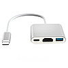 Перехідник USB Type-C - HDMI 4K, Buro Сірий / Адаптер-перехідник / Адаптер-конвертер / Конвертер, фото 5