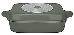 Гусятниця Ringel Zitrone Olive з кришкою сковородою-гриль 6+3 л (RG-2108-34 BL)