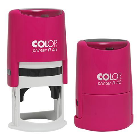 Оснастка для печатки 40 мм рожевий неон автоматична, Colop printer R 40