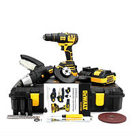 5в1 Шуруповерт DeWalt DCD709M (36V, 6AH), АКБ набор 5в1 Деволт