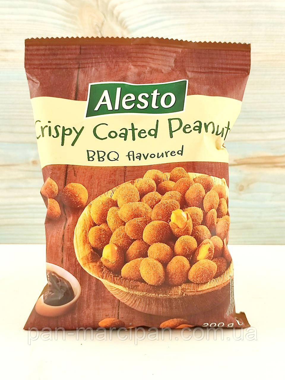 Арахіс у клярі з ароматом барбекю Alesto Cruspies BBQ 200 г Німеччина, фото 1