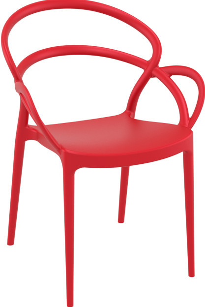 Крісло (Mila armchair), арт. 085 Mila Red