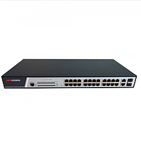 24-портовый управляемый POE коммутатор Hikvision DS-3E2326P