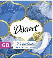 Ежедневные прокладки Discreet 0% Perfume, multiform (60шт.)