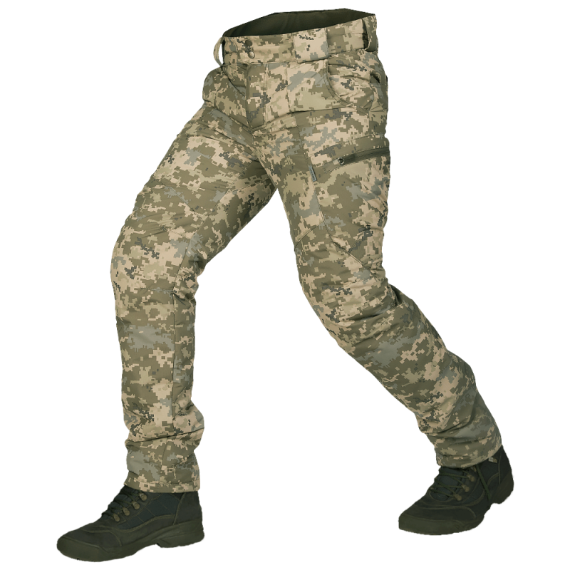 Водоотталкивающий военный костюм Cyclone NordStorm MM14 Camotec, камуфляжная форма пиксель - фото 4 - id-p2100504443