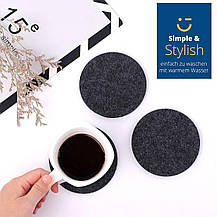 Cevikno Круглі силіконові підставки для склянок, набір із 8 штук з коробкою для зберігання, Amazon, Німеччина, фото 2