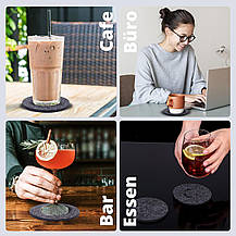 Cevikno Круглі силіконові підставки для склянок, набір із 8 штук з коробкою для зберігання, Amazon, Німеччина, фото 5