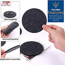 Cevikno Круглі силіконові підставки для склянок, набір із 8 штук з коробкою для зберігання, Amazon, Німеччина, фото 4