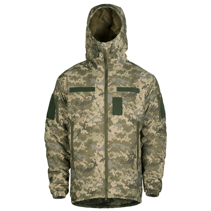 Водоотталкивающий военный костюм Cyclone NordStorm MM14 Camotec, камуфляжная форма пиксель XL - фото 8 - id-p2100504924