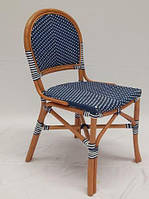 Обеденный стул из ротанга для дома, дачи, террасы и кафе 46х60х90см