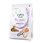 Optimeal Beauty Harmony сухий корм для котів із заспокійливим ефектом із морепродуктами, 4 кг