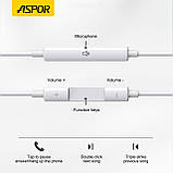 Навушники з мікрофоном Aspor A235 EarPhone (3.5 мм), фото 6