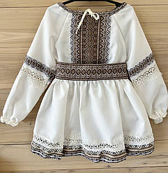 Вишитий костюм для дівчинки,  вишиванка дитяча, розмір 2 зріст 92