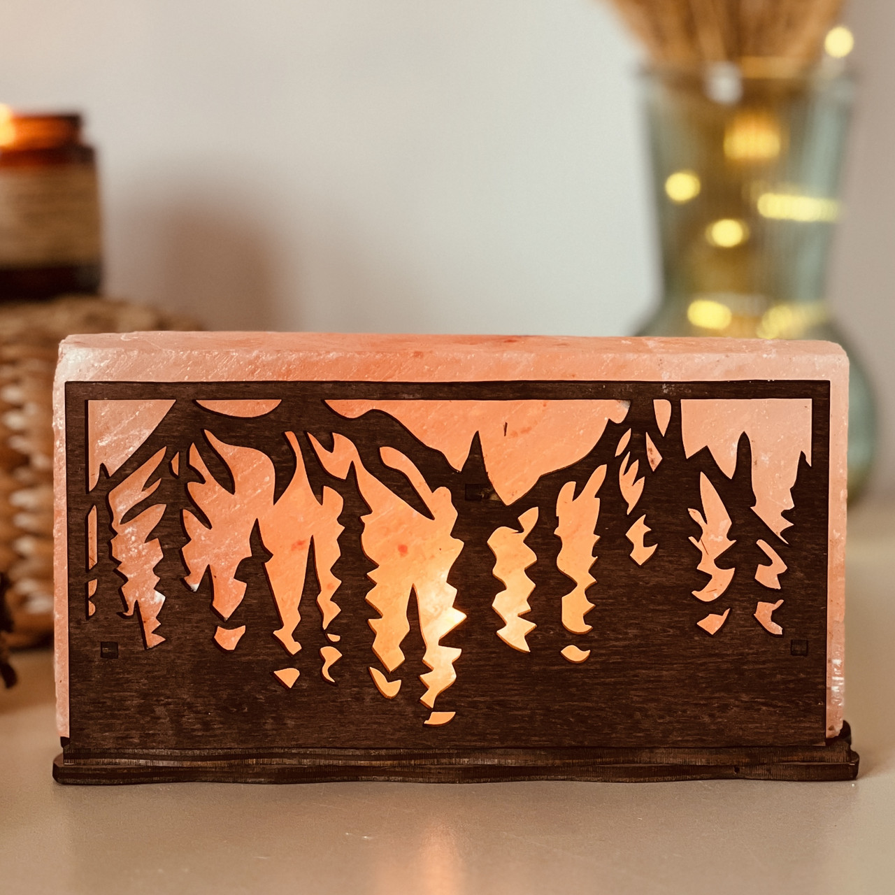 Соляна лампа з гімалайської солі “Природа” 2 кг, фото 1