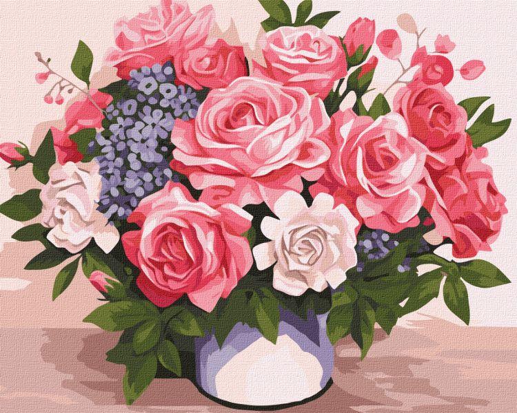 Картина за номерами Квіткова краса art_selena_ua 40х50 Ідейка (KHO3255)