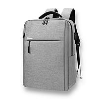 Городской рюкзак для ноутбука 15.6 дюймов Taikesen Серый