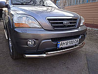 Защита переднего бампера двойная для Kia Sorento 2002-2009 Диаметр 60/42мм