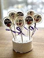 Льодяники на палочці з вашим логотипом