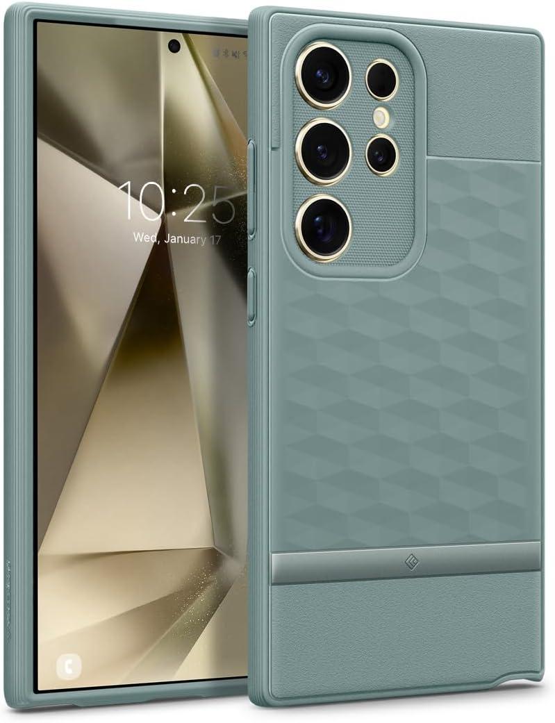 Чохол Caseology Parallax Sage Green для Samsung Galaxy S24 Ultra SM-S928 ACS07417, фото 1