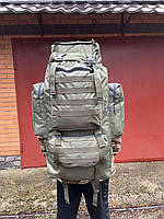 Тактичний рюкзак баул 100л-110 літрів олива військовий рюкзак ЗСУ 100-110 літрів армійський рюкзак баул