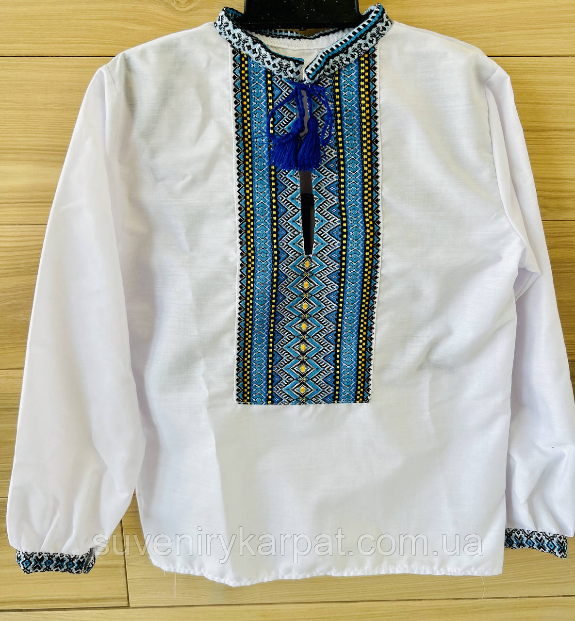 Вишита сорочка для хлопчика, вишиванка дитяча, розмір 116-128