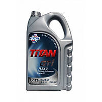 Моторное синтетическое масло Titan GT1 FLEX 3 5W-40 5 л, автомобильное масло синтетика