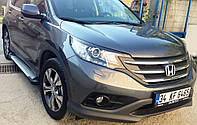 Пороги боковые в стиле BMW для Honda CR-V 2012+