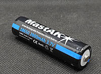 Аккумулятор Li-ion MastAK 18650 3.6v 2000mAh с защитой (1шт)