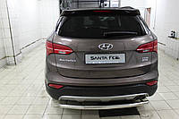 Задняя защита для Hyundai Santa Fe 2013+