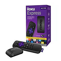 Смарт приставка Roku Express HD к TV, Медиаплеер Full HD с поддержкой сервисов интернет, Смартбокс к телевизор