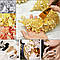 Набір 3шт. поталь - золото, срібло, бронза (рожеве золото) декор, фольга, посипання для нігтів, фото 4