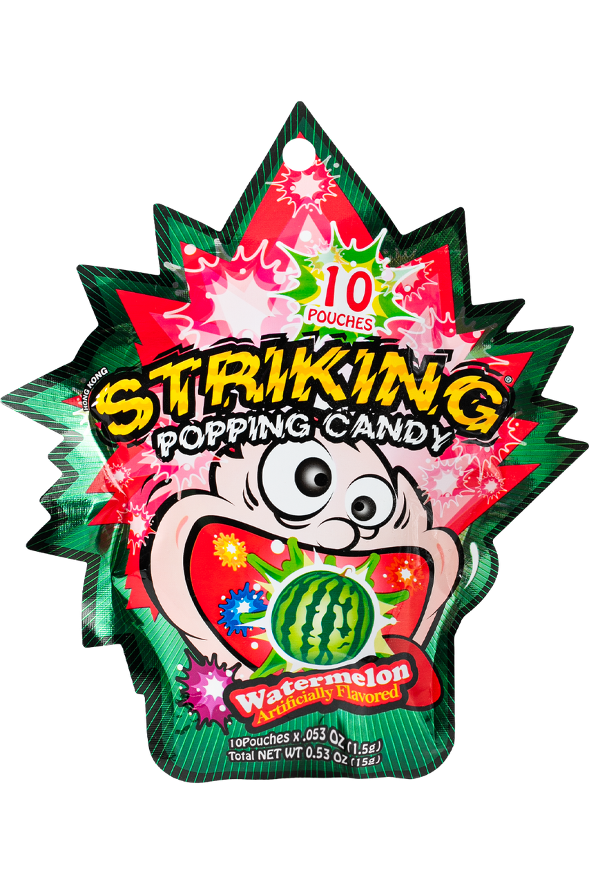 Цукерки Watermelon Popping Candy STRIKING 15 г