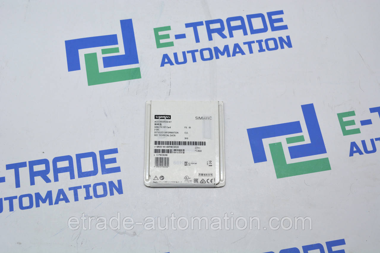Карта пам'яті​​​​​​​ Siemens 6AV2181-8XP00-0AX0
