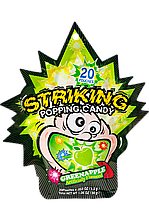 Цукерки Greenapple Popping Candy STRIKING 30 г