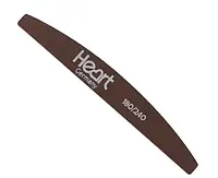 Пилка для ногтей HEART Half Germany brown 180/240 бумеранг