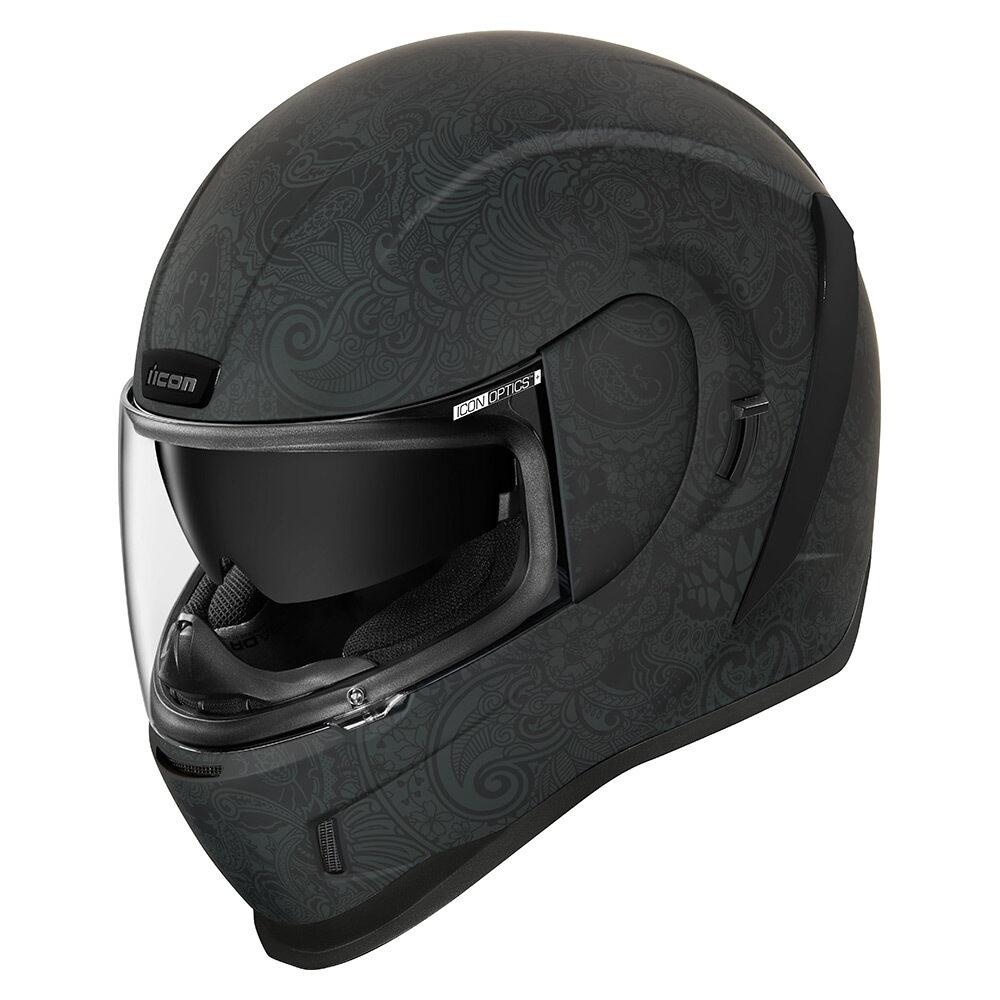 МОТОШОЛОМ ЗАКРИТИЙ ICON AIRFORM CHANTILLY КОЛІР BLACK