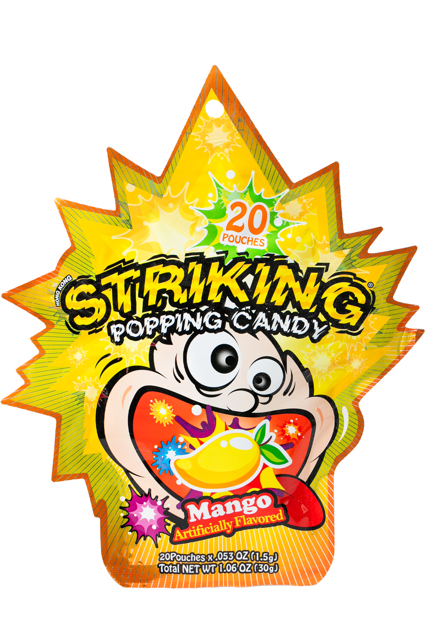 Цукерки Mango Popping Candy STRIKING 30 г