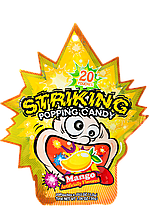 Цукерки Mango Popping Candy STRIKING 30 г