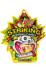 Цукерки Lemon Tea Popping Candy STRIKING 30 г