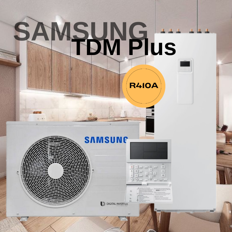 Тепловой насос Samsung ClimateHub TDM Plus с напольным гидромодулем AE066MXTPEH/EU/AE200TNWTEH/EU 6,6 кВт 220В - фото 1 - id-p1847206486