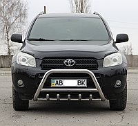 Кенгурятник с перемычкой и грилем D60 для Toyota Rav-4 2006-2012