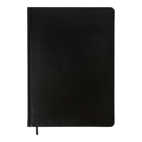 Щоденник недат BRAVO L2U A4 чорний скрокожа/поролон, фото 1